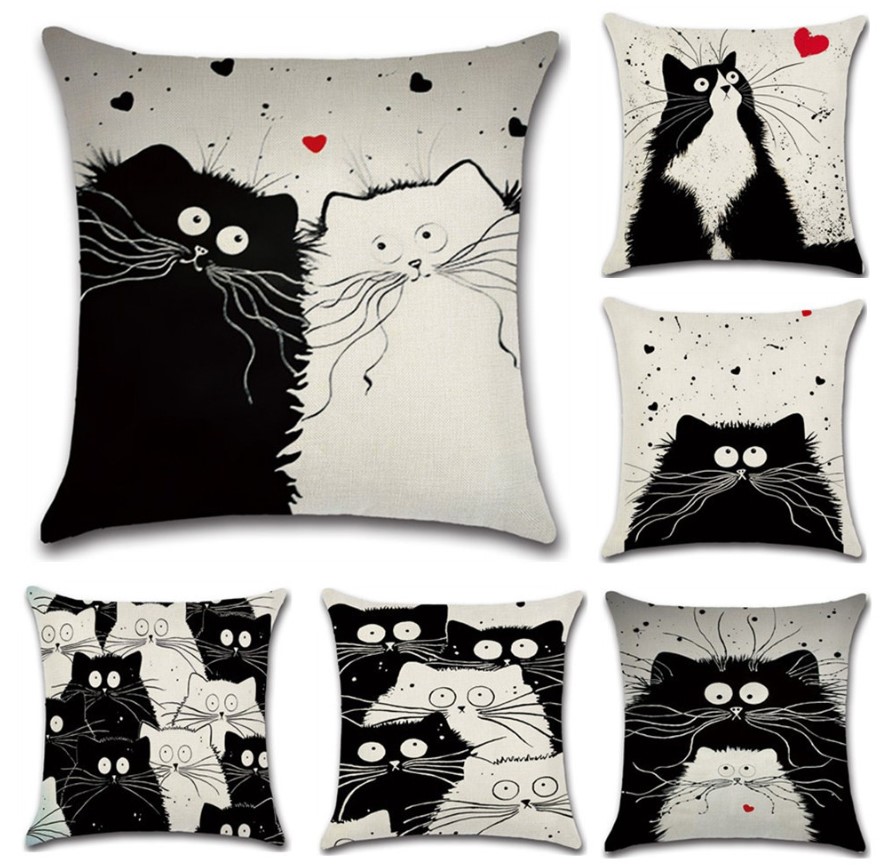 Cat Pillow Cover