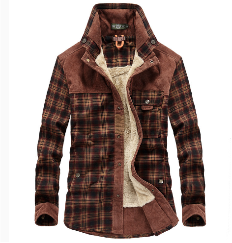 Plaid Shirt Jacket Image 7