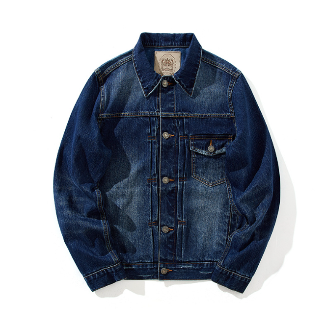 Red Tornado Denim Jacket Side View