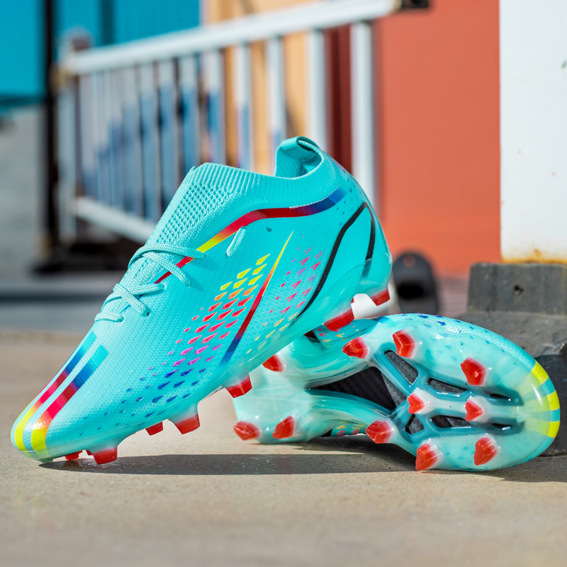 New boys and young students AG long nail TF broken nail training football shoes image