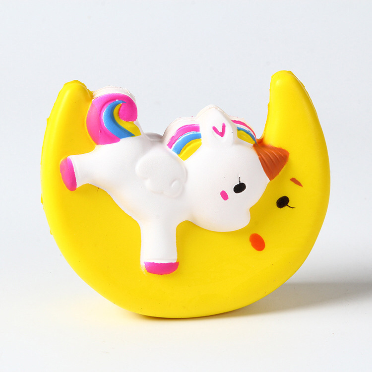 Squishy Unicorn Toy - Yellow