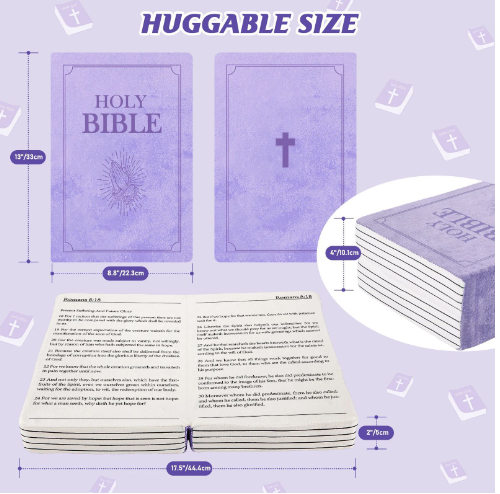 Bible Pillow Plush Texture