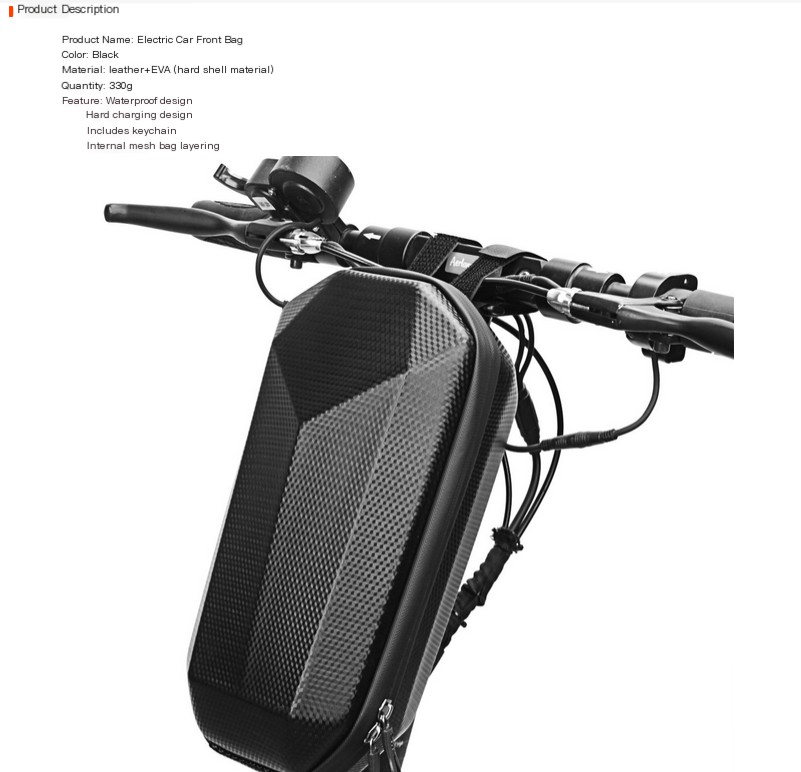Hard Shell EVA Waterproof Front Bag Image 1