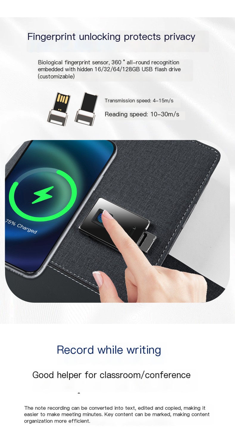 Digital Note Book Smart Writing Set Handwriting Recognition Smart Pen And Notebook With App