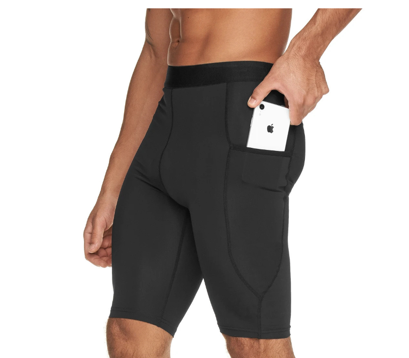 Running and Cycling Stretch Compression Pants Image 2