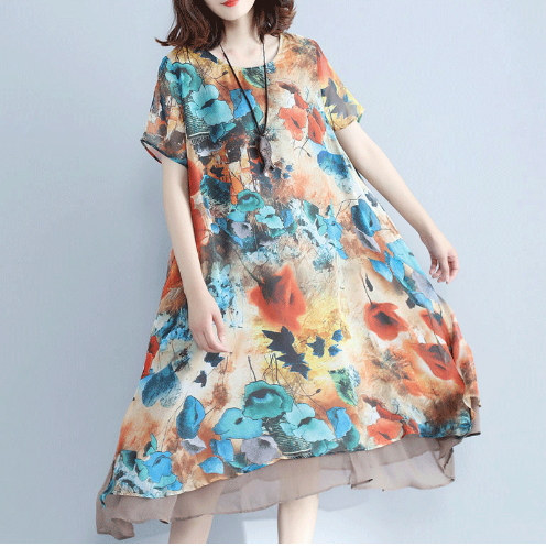 Chiffon Dress Image 3