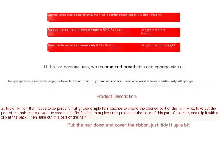 Hair Volume Pad 1