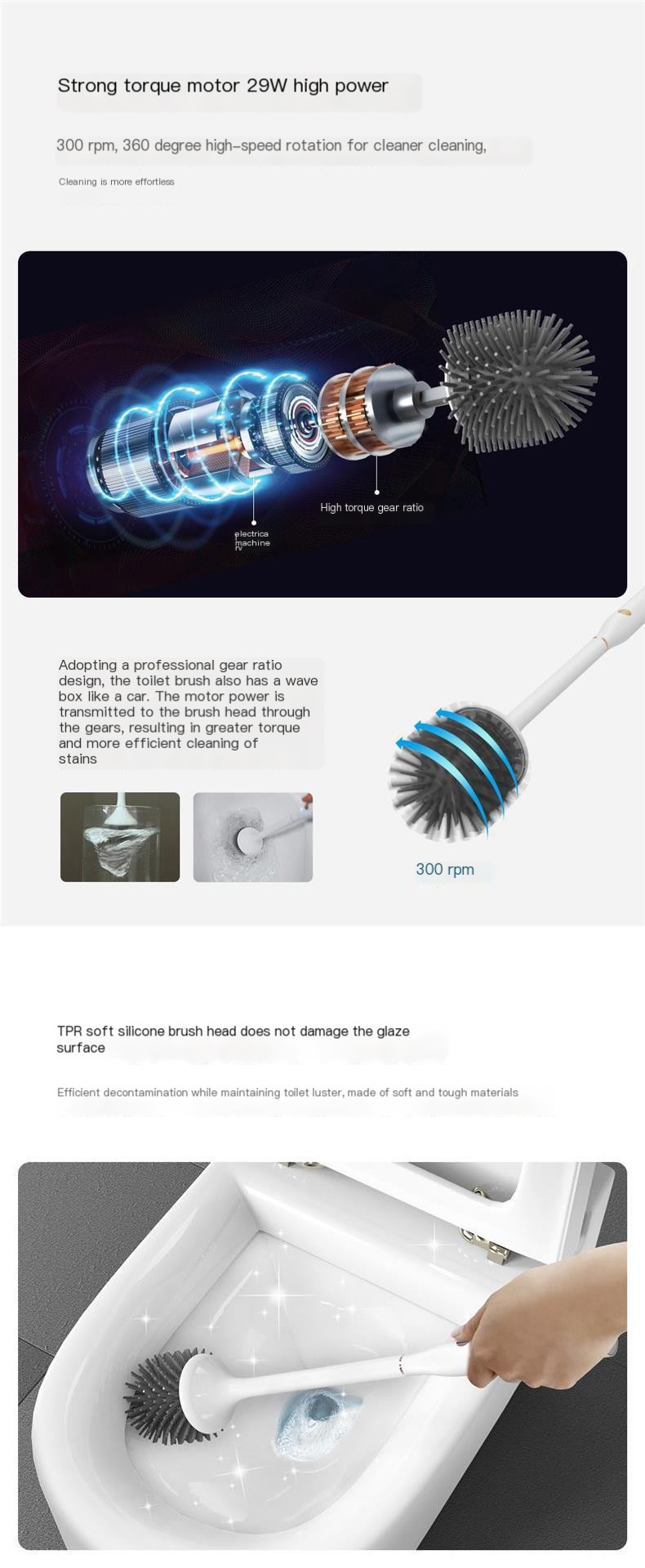 Electric Toilet Brush Image 3
