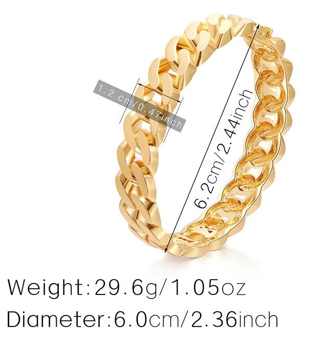 Women's Fried Dough Twists Chain Bracelet Image 2