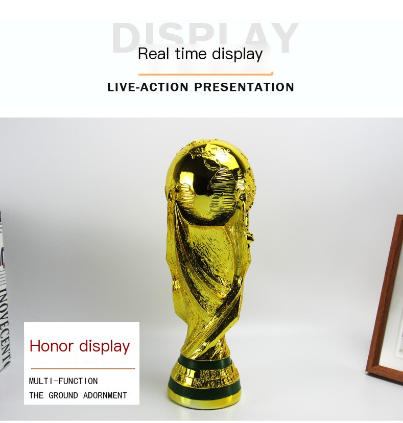 World Cup Trophy - Gold Plated 21CM Boutique Hollow