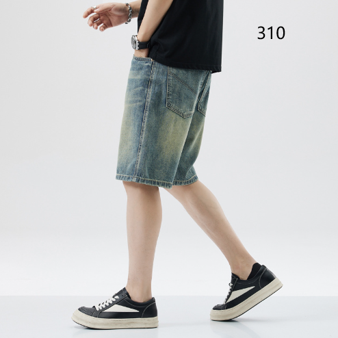 Casual Men's Cotton Shorts Jeans 4