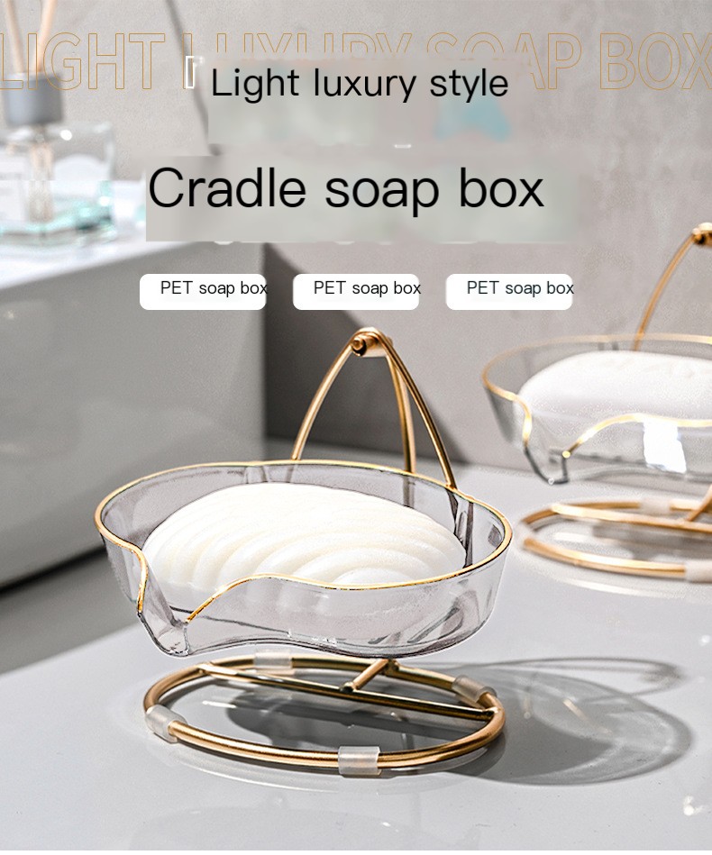 Light Luxury Cradle Soap Box Image 1