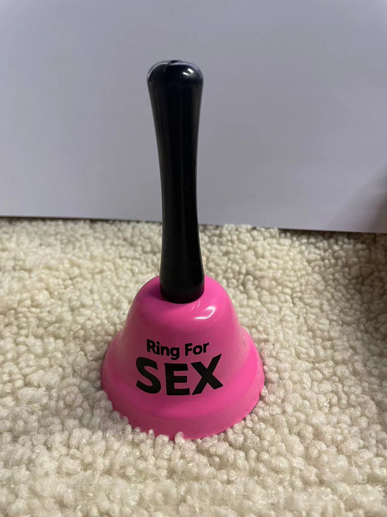Sex Bell Ring Toy Game Novelty Gift Bachelorette Bachelor Party SM Adult Games Erotic Sex Toys for Couple Flirting image