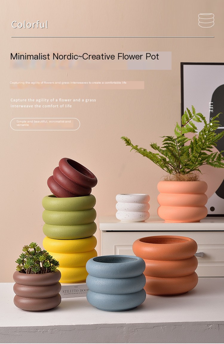 Simple Nordic Creative Flower Pot