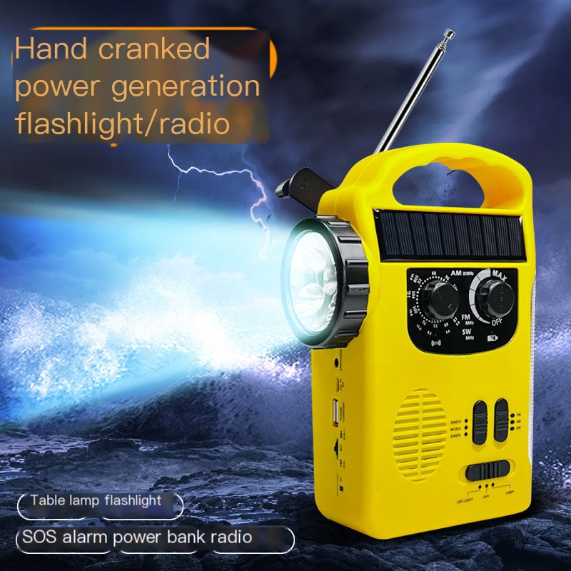 Portable Solar Hand Crank Radio
