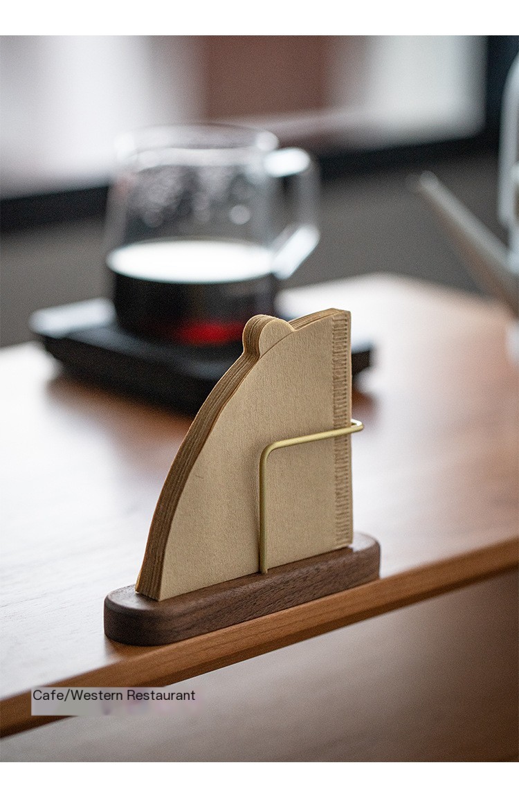 Black Walnut Coffee Filter Holder 9