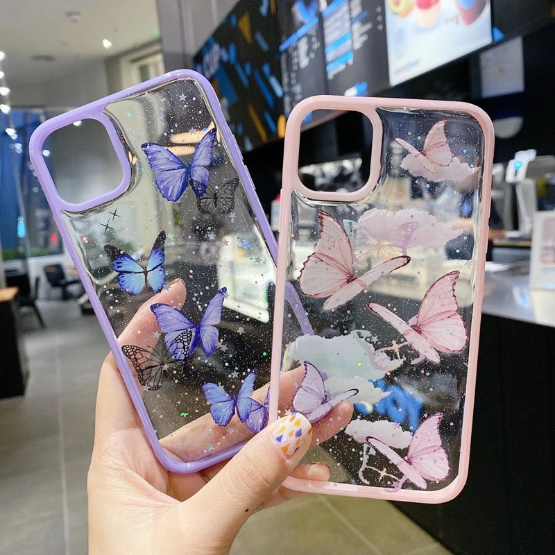 Blue Butterfly Phone Case 4
