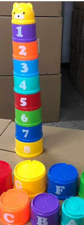 Colorful Stacking Cups