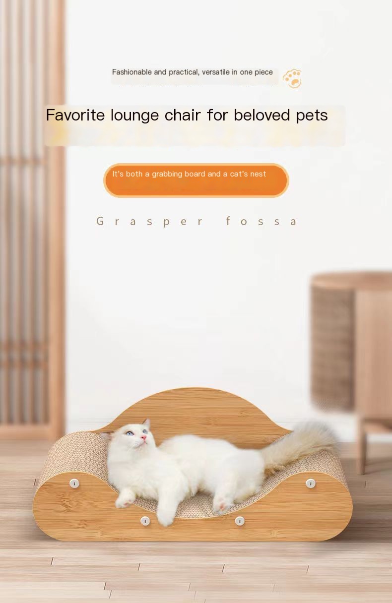 Cat Scratching Lounge Image 1