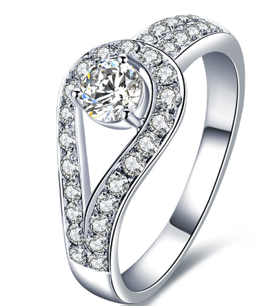 Zircon Engagement Ring 1