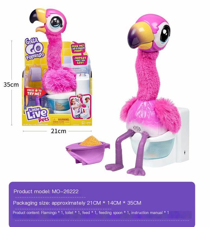 Gotta Go Flamingo Magic Feed Toy