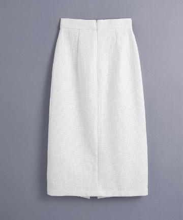 European Station Textured Woolen Skirt Image 3