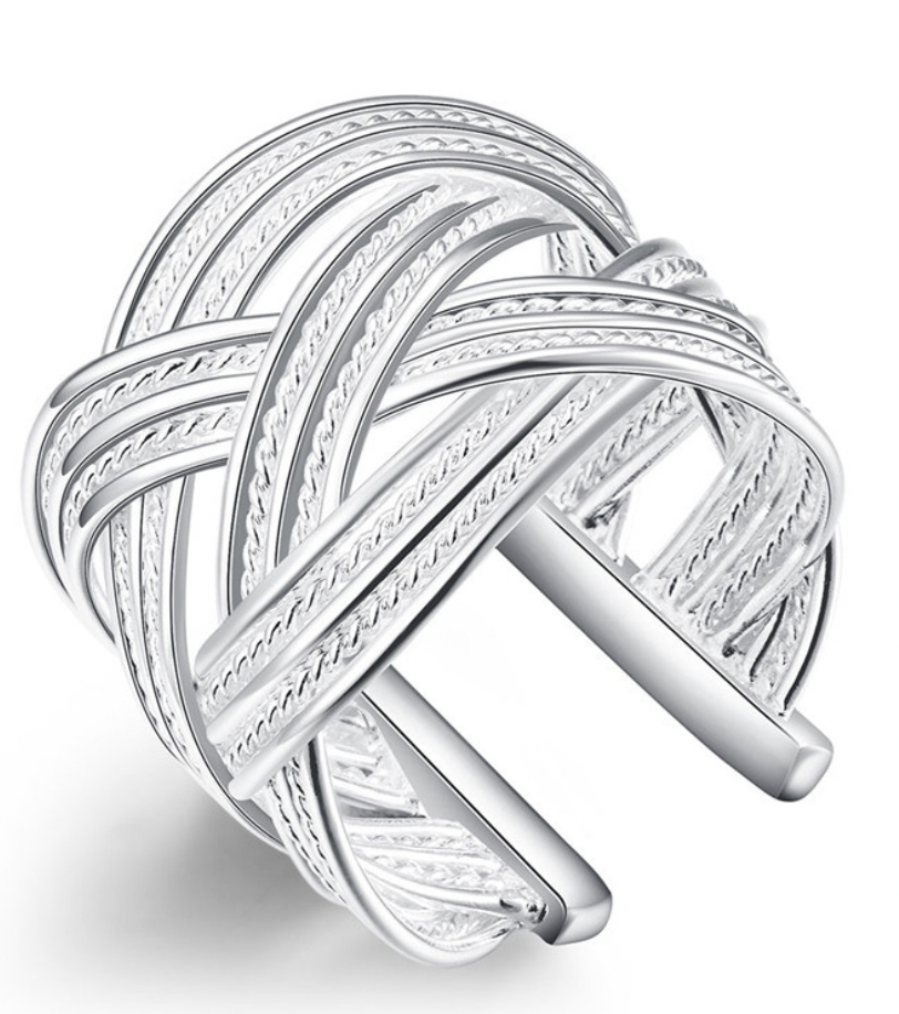 Geometric Open Ring Image 1