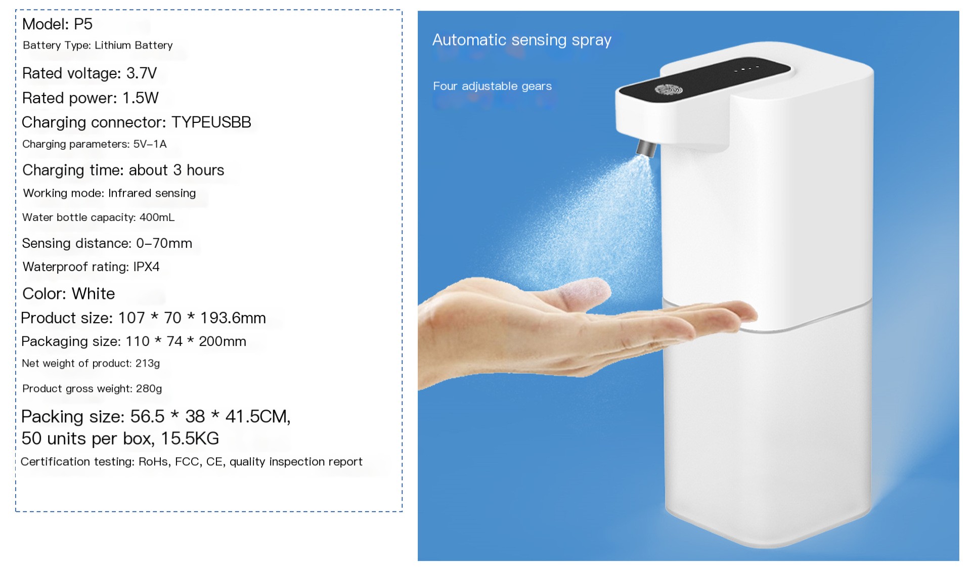 Dispenser Automático - CleanUP