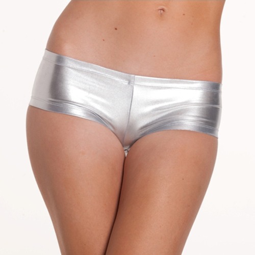 Nightclub Patent Leather Shorts Red
