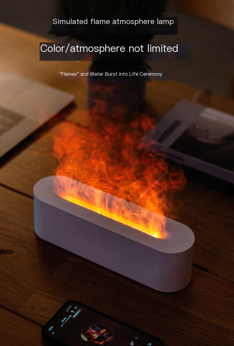 Colorful Flame Aromatherapy Humidifier