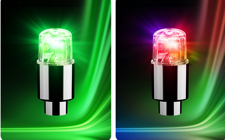 Close-up of Tire Light