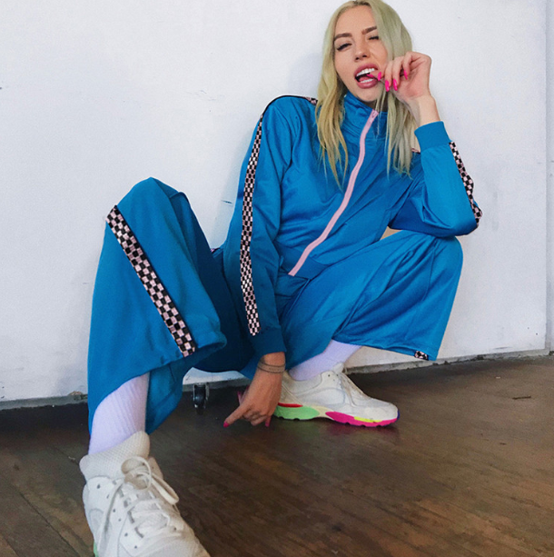 Zippered Hoodie Suit Image 3