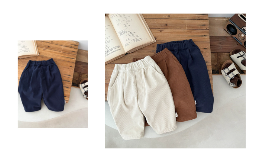 Baby Ribbed Pants Image 7