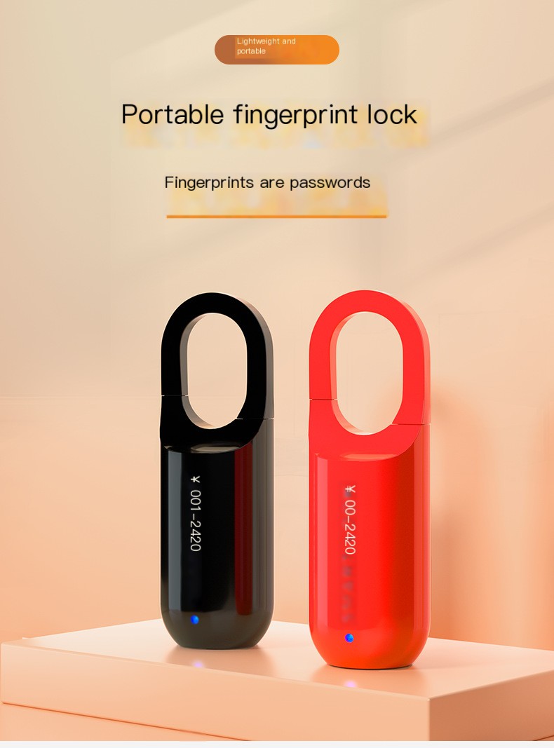 Fingerprint Padlock Image 1