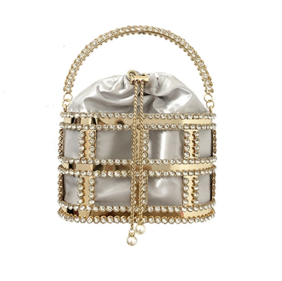 Diamond-encrusted Rhinestone Evening Bag Image 3