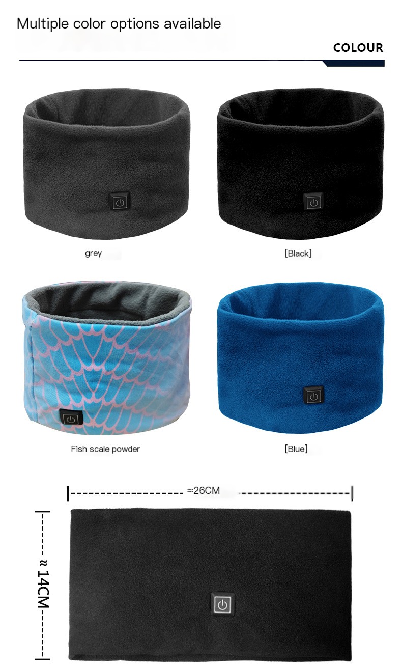 Electric heating scarf