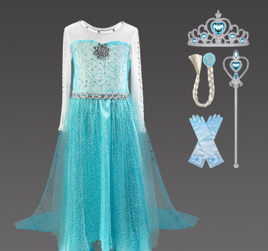 New Children's Skirt Frozen Princess Skirt