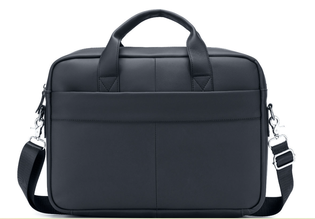 Genuine Leather Men's Briefcase Image 2