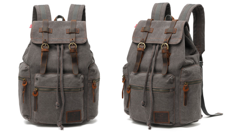 Stylish Korean-style Canvas Backpack