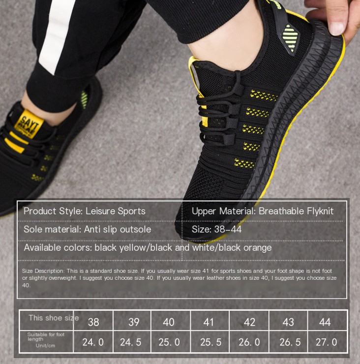 Stylish Mesh Upper