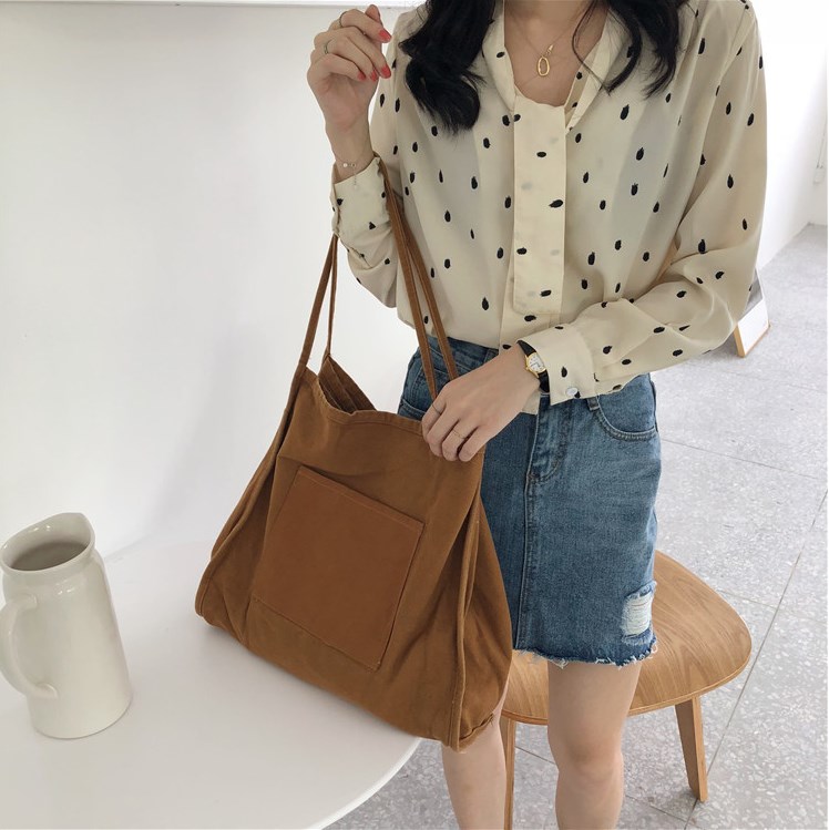 Retro Canvas Tote Bag 5