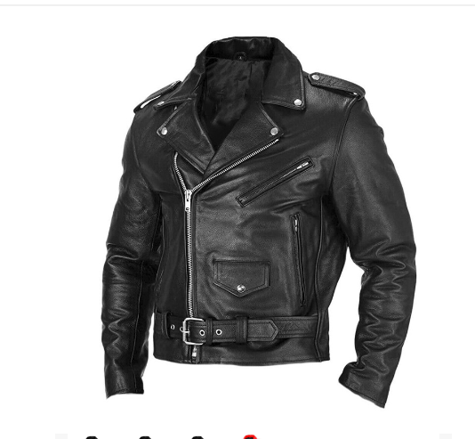 Men's Biker Jacket Image 1
