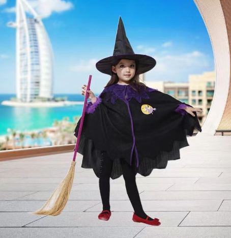 Witch Cape in Use