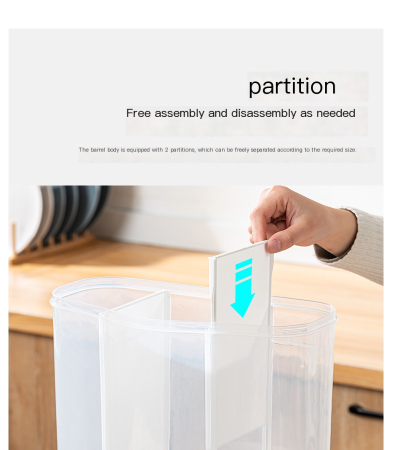 Three-Compartment Grain Storage Box 2
