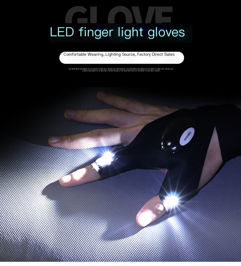 LED gloves in action