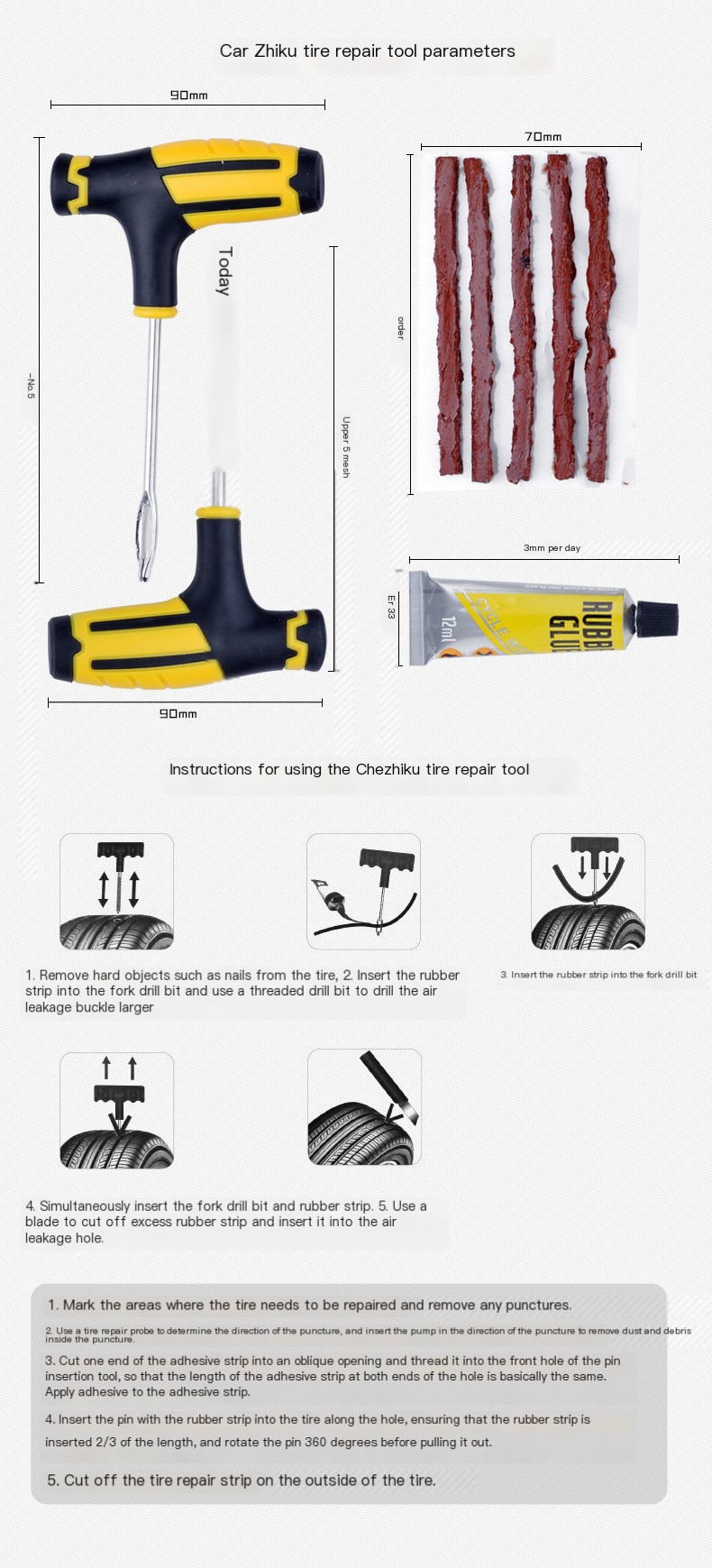 Emergency Tire Repair Kit