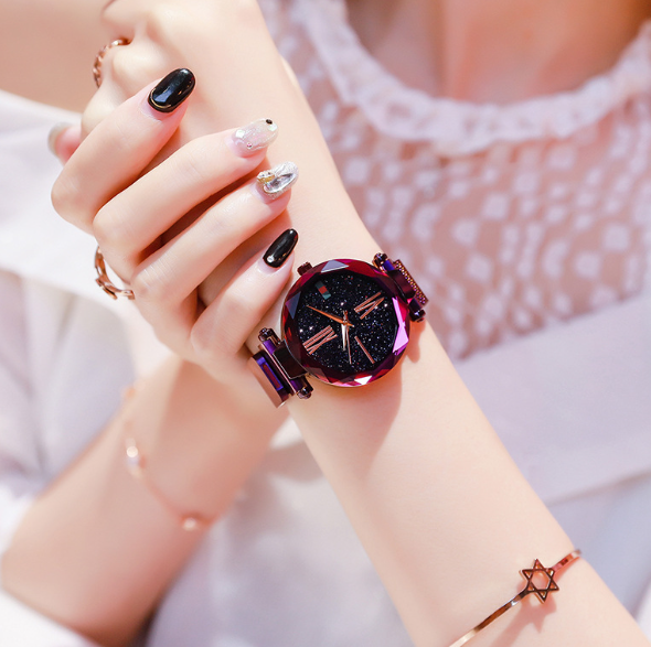OLMECA Women's Starry Sky Watch Image 5
