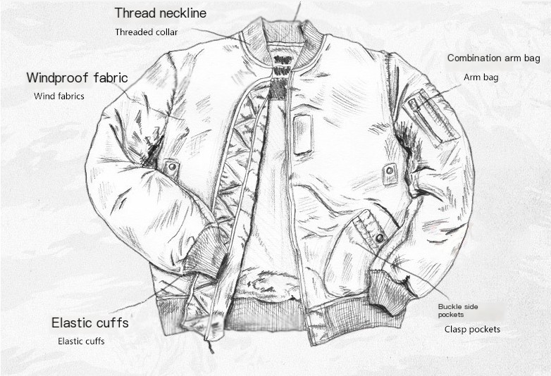 Men's Military Green Jacket Image 5