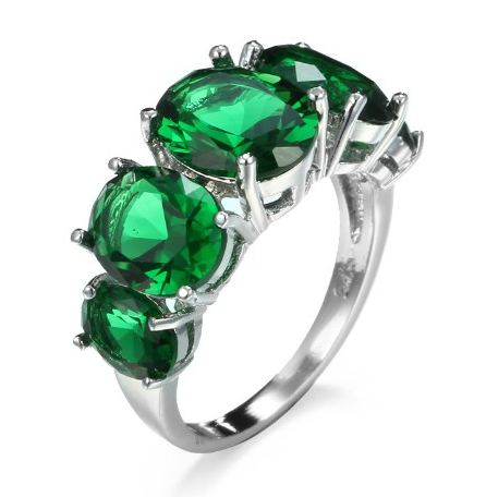 Geometric Zircon Ring 3