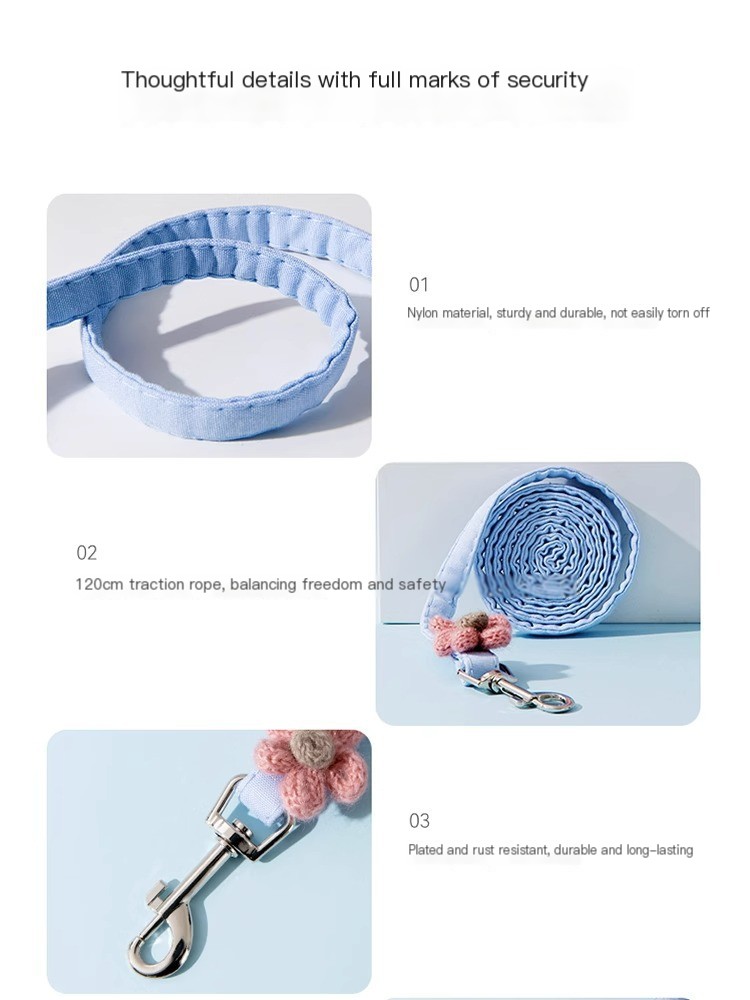 Dog Flower Traction Rope - Image 2